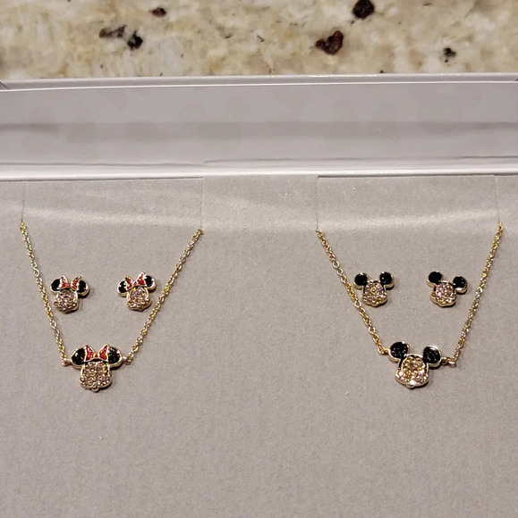 Disney X Baublebar Mickey & Minnie Mouse Jewelry Set NEW - Picture 4 of 5
